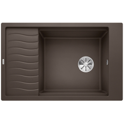 BLANCO ELON XL 6 S Silgranit PuraDur Kawowy odwracalny, InFino, kratka ociekowa 524853