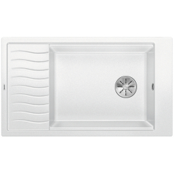 BLANCO ELON XL 8 S Silgranit PuraDur Biały odwracalny, InFino, kratka ociekowa 524874