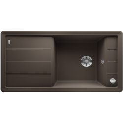 BLANCO FARON XL 6 S Silgranit PuraDur Kawowy odwracalny, korek auto., InFino