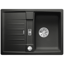 BLANCO LEXA 40 S Silgranit PuraDur Antracyt odwracalny, korek auto., InFino