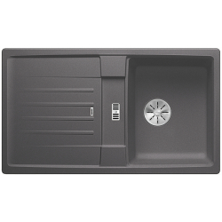 BLANCO LEXA 45 S Silgranit PuraDur Szarość skały odwracalny, InFino