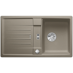 BLANCO LEXA 45 S Silgranit PuraDur Tartufo odwracalny, korek auto., InFino