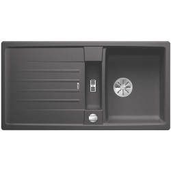 BLANCO LEXA 5 S Silgranit PuraDur Szarość skały odwracalny, korek auto., InFino