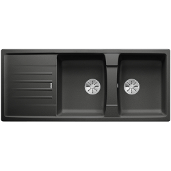 BLANCO LEXA 8 S Silgranit PuraDur Antracyt odwracalny, InFino