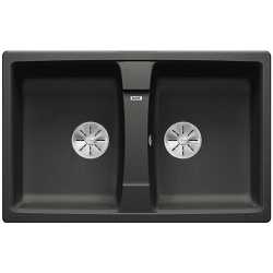 BLANCO LEXA 8 Silgranit PuraDur Antracyt odwracalny, InFino