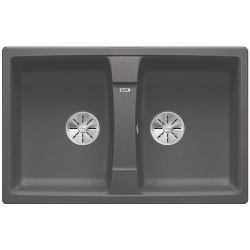 BLANCO LEXA 8 Silgranit PuraDur Szarość skały odwracalny, InFino