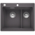 BLANCO PLEON 6 Split Silgranit PuraDur Szarość skały lewa, korek auto., InFino 523697