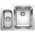BLANCO SUPRA 340/180-IF Stal szczotkowana prawa