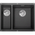 BLANCO SUBLINE 340/160-U Silgranit PuraDur Antracyt prawa, InFino 523558