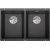 BLANCO SUBLINE 350/350-U Silgranit PuraDur Antracyt, InFino 523574