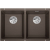BLANCO SUBLINE 350/350-U Silgranit PuraDur Kawowy, InFino 523583