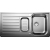 BLANCO LANTOS II 6 S-IF stal szczotkowana, odwracalny, korek auto., odsączarka stalowa 526628