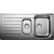 BLANCO LANTOS II 6 S-IF stal szczotkowana, odwracalny, korek auto.