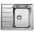 BLANCO LEMIS 45 S-IF Mini Stal szczotkowana, odwracalny 525115