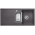 BLANCO METRA 6 S-F Silgranit PuraDur Szarość skały odwracalny, korek auto., odsączarka stalowa