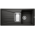 BLANCO SONA 6 S Silgranit czarny odwracalny, odsączarka stalowa 525974