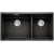 BLANCO SUBLINE 480/320-U Silgranit PuraDur Czarny, lewa, InFino 525993