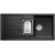 BLANCO LEXA 6 S Silgranit PuraDur Antracyt odwracalny, InFino, odsączarka stalowa