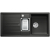BLANCO LEXA 6 S Silgranit PuraDur Antracyt odwracalny, korek auto., InFino, odsączarka stalowa