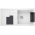 BLANCO SITY XL 6 S Silgranit PuraDur Biały prawa, InFino, z akcesoriami lava grey