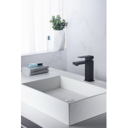 Bateria umywalkowa  TORONTO TOR-BUN.010 CZARNY MAT