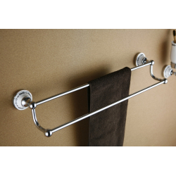 Wieszak na ręczniki podwójny    NIKOLAS   NIK-57022