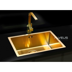 ALVEUSQUADRIX 50 zlewozmywak stalowy MONARCH brąz