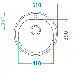 ALVEUS MONARCH FORM 30 zlewozmywak stalowy antracyt