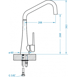 ALVEUS EDEN bateria kuchenna chrom