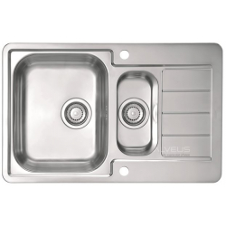 ALVEUS LINE MAXIM 70 zlewozmywak stalowy satynowy