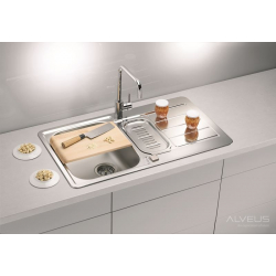 ALVEUS LINE MAXIM 70 zlewozmywak stalowy satynowy