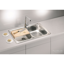 ALVEUS LINE MAXIM 70 zlewozmywak stalowy satynowy