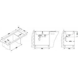ALVEUS ELEGANT 70 zlewozmywak stalowy satynowy
