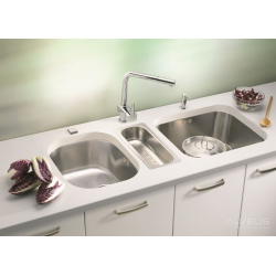 ALVEUS VARIANT 20 zlewozmywak stalowy satynowy podwieszany