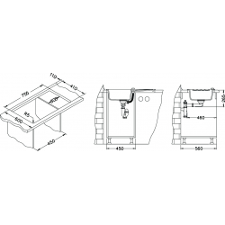 ALVEUS NIAGARA 30 zlewozmywak granitowy beżowy