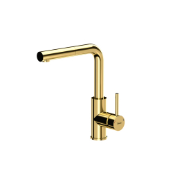 ANGELINA Pull out SteelQ PVD złoty - wykończenie WYSOKI POŁYSK