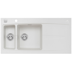 ALVEUS APELLES 70 zlewozmywak granitowy biały