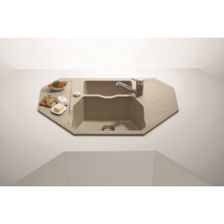 ALVEUS SENSUAL 60 zlewozmywak granitowy pebble