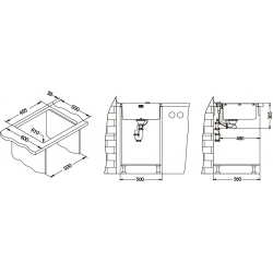 ALVEUS PURE 30 zlewozmywak stalowy MONARCH złoty