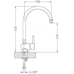 ALVEUS AM 80 bateria kuchenna czarna