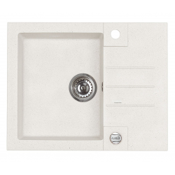 ALVEUS ROCK 30 zlewozmywak granitowy biały
