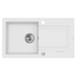 ALVEUS FALCON zlewozmywak granitowy biały