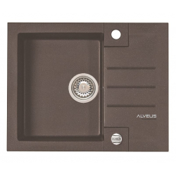 ALVEUS ROCK 30 zlewozmywak granitowy chocolate