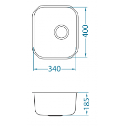 ALVEUS VARIANT 40 MONARCH zlewozmywak stalowy złoty