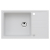 ALVEUS Zlewozmywak granitowy INTERMEZZO 130 biały