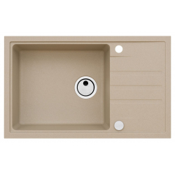ALVEUS Zlewozmywak granitowy INTERMEZZO 130 beżowy