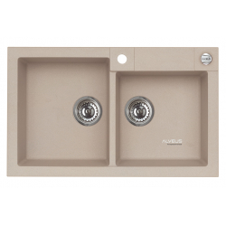 ALVEUS ROCK 90 zlewozmywak granitowy piasek (terra)