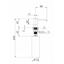 ALVEUS CALLAS dozownik beż 55