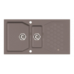 ALVEUS SENSUAL 70 zlewozmywak granitowy steel