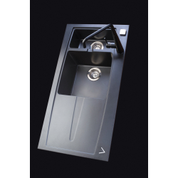 ALVEUS APELLES 70 zlewozmywak granitowy steel